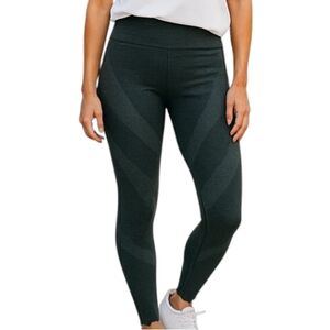 PINK Victoria's Secret Green Seamless Leggings High Waist Stretch